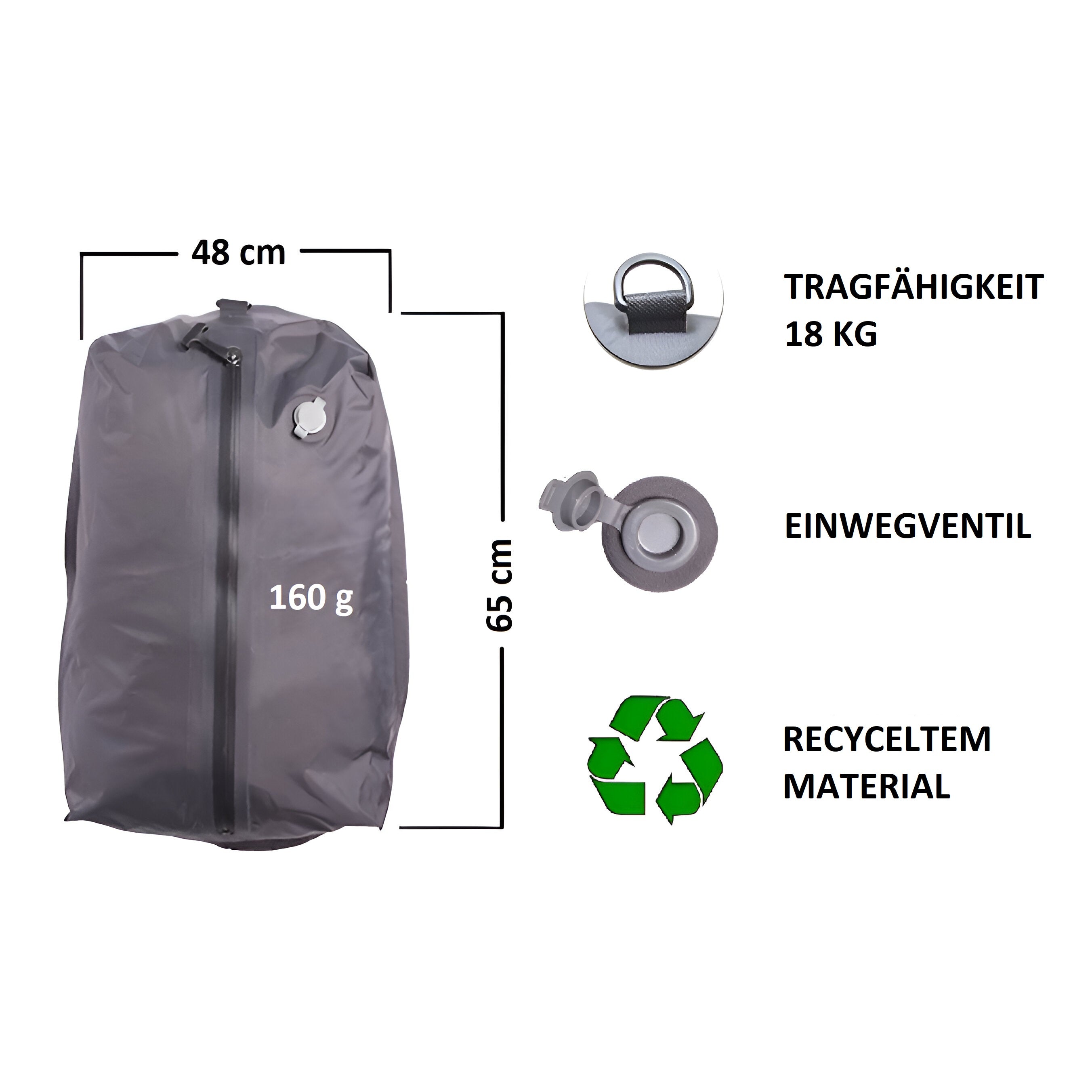 Sac de compression Vacuo bag pour le coffre