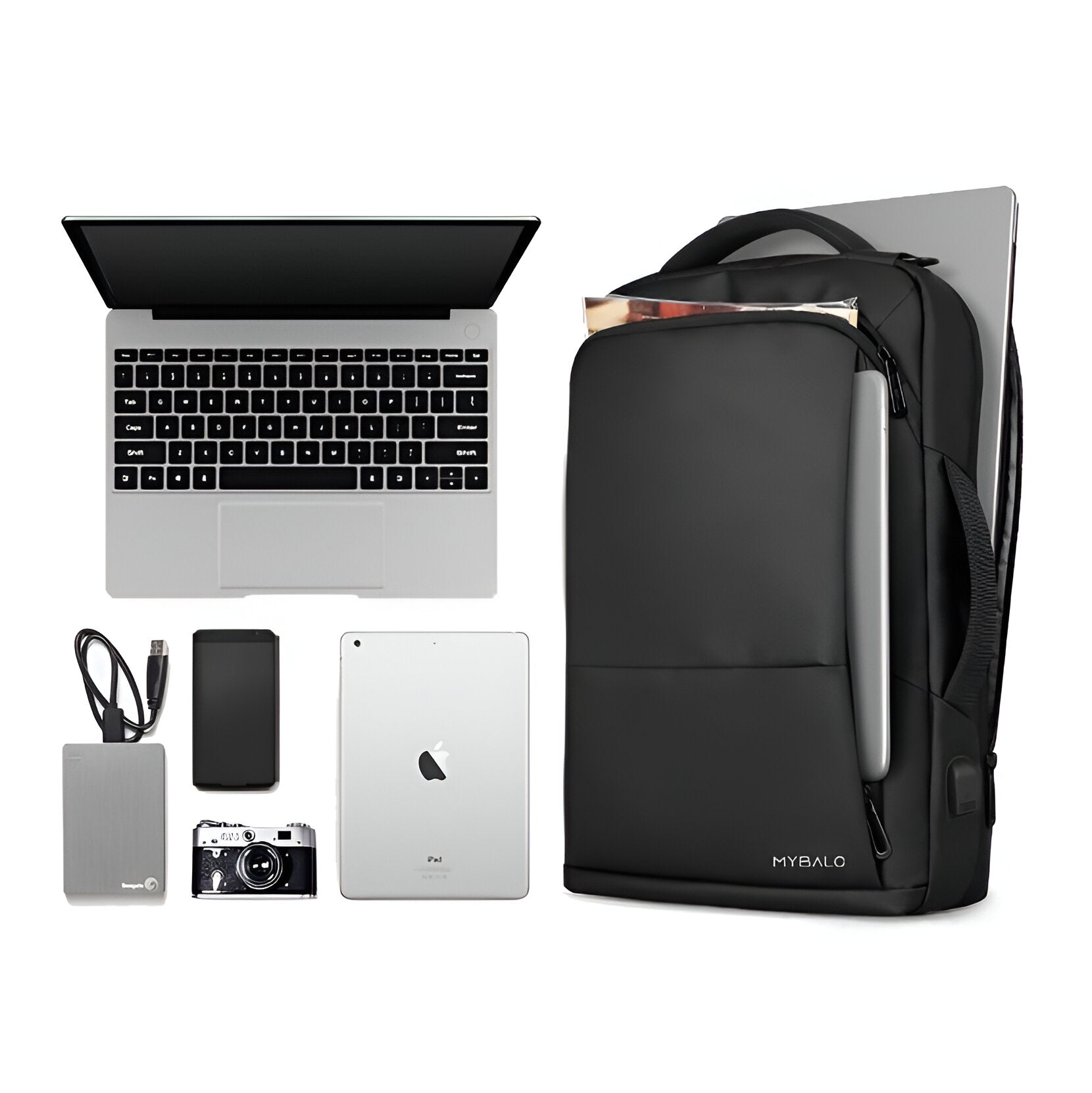 Madrid městský batoh na notebook 3v1